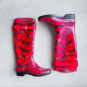 Lauren Ralph Lauren logo rain boots